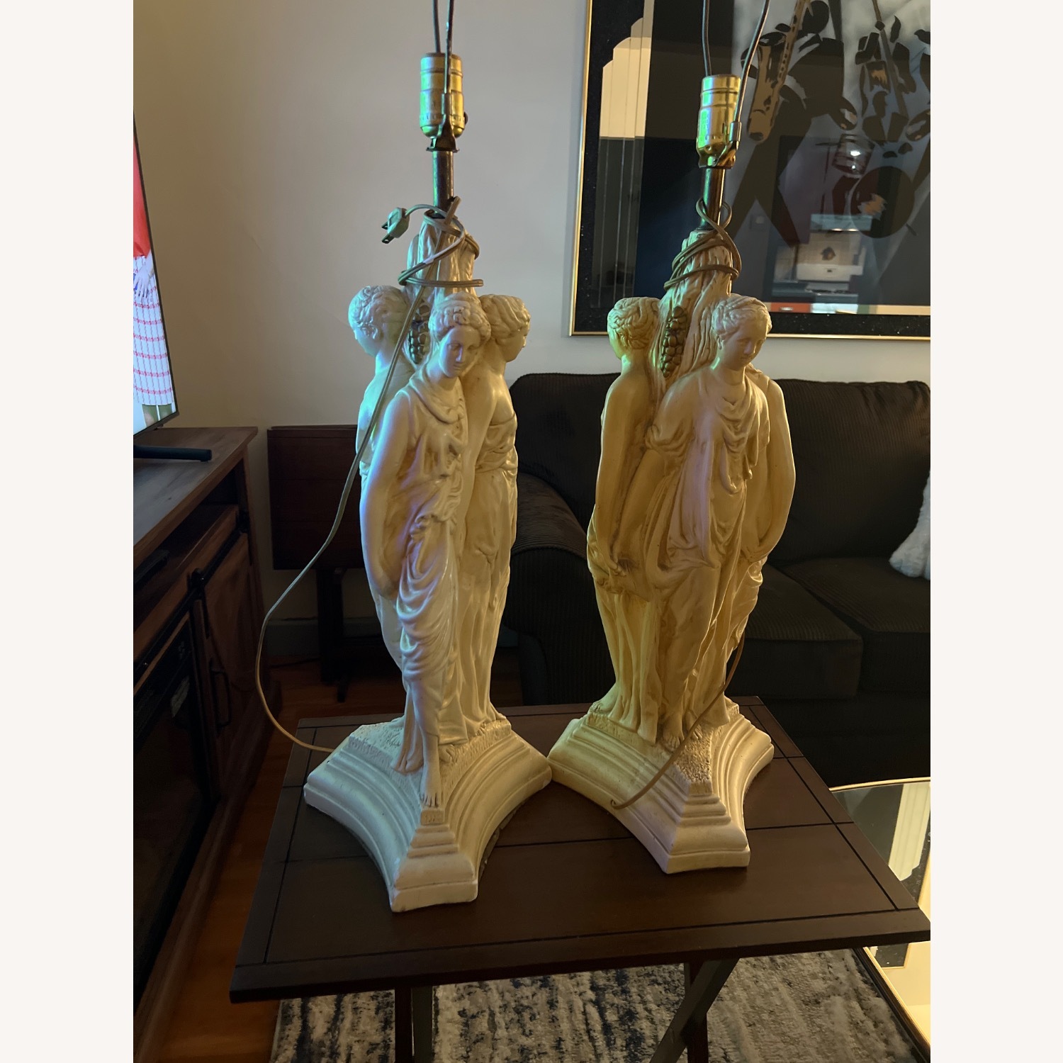 Three Goddesses Table Lamps 1960 - image-1