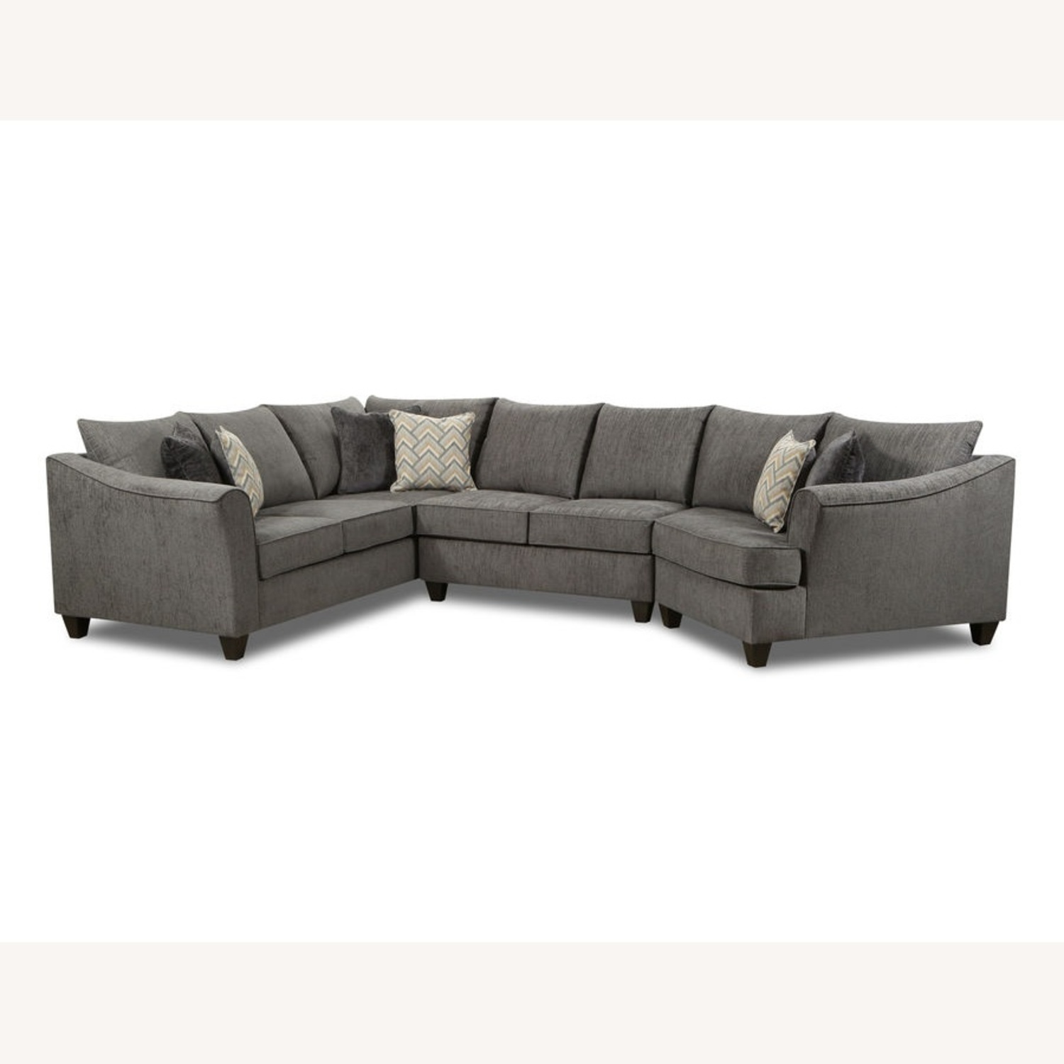 Sears Cayman Charcoal Sofa - image-5