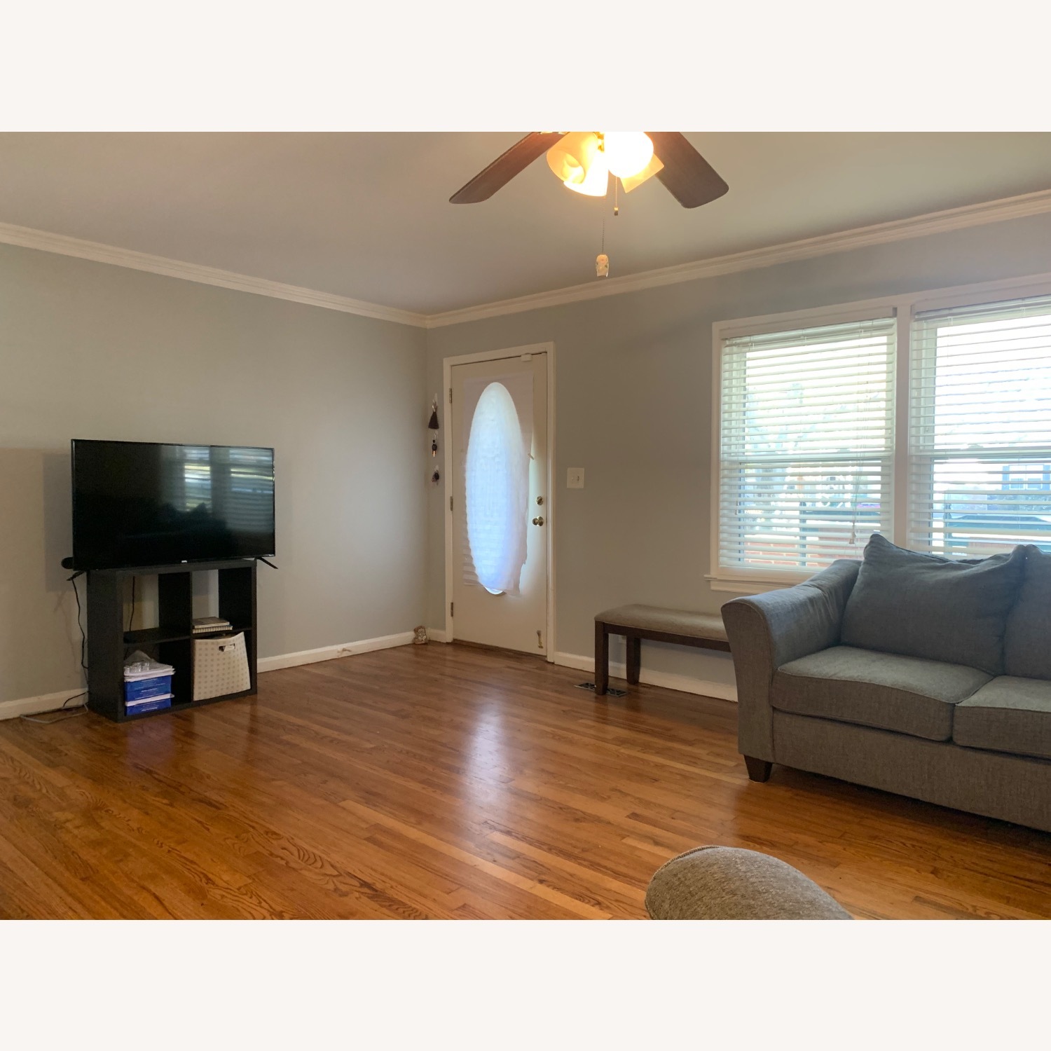 Sears Cayman Charcoal Sofa - image-1