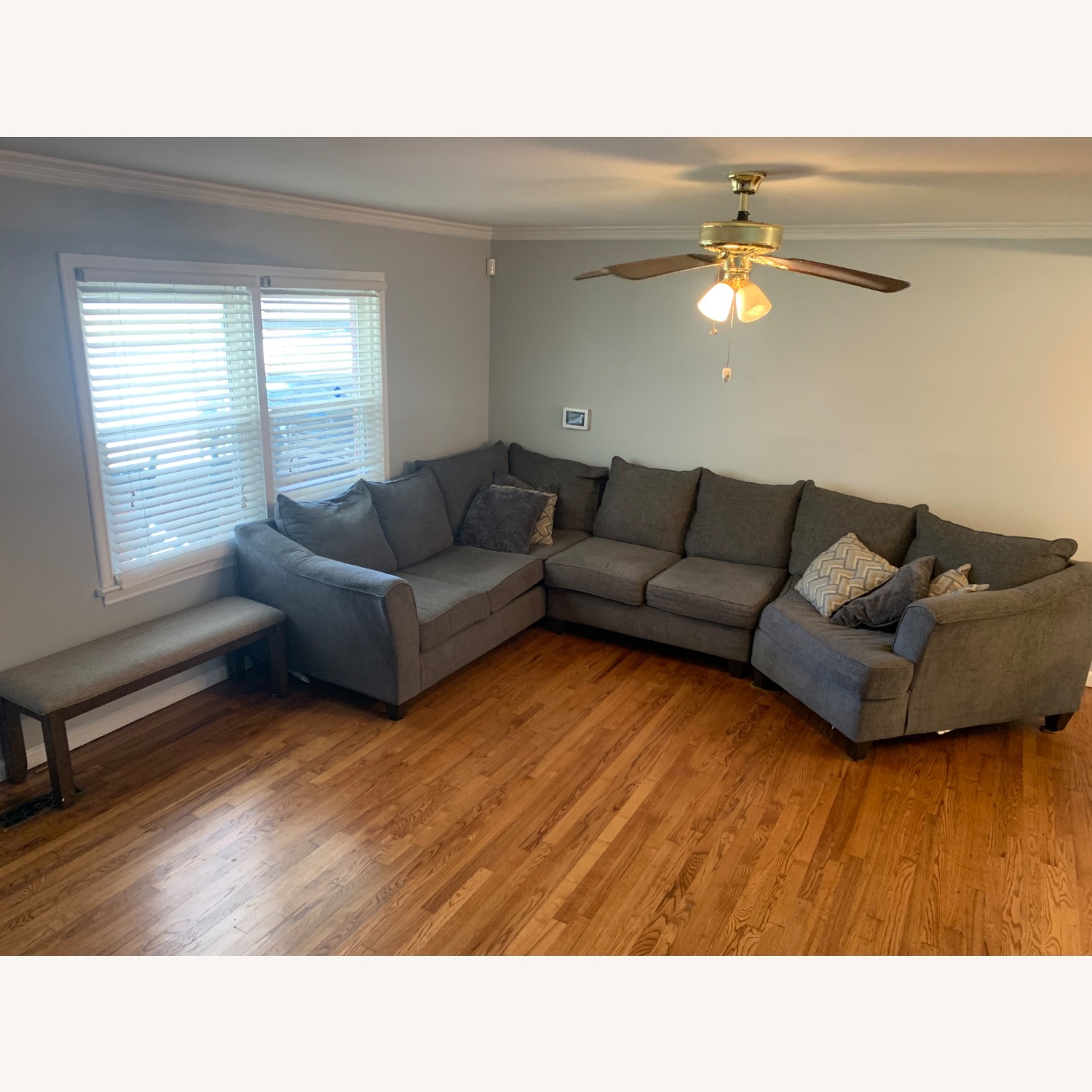 Sears Cayman Charcoal Sofa - image-2