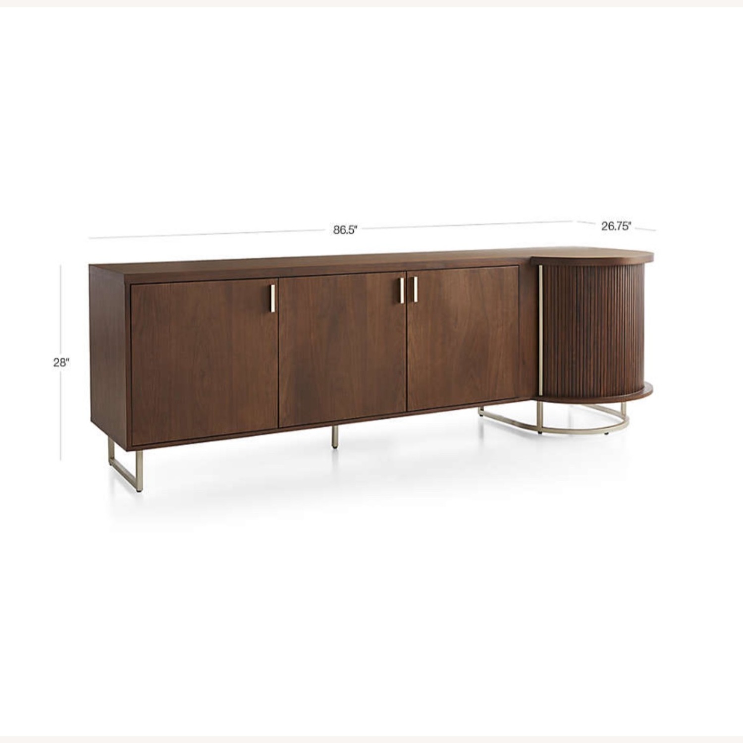 Trifecta Bar/Storage Media Cabinet - image-3