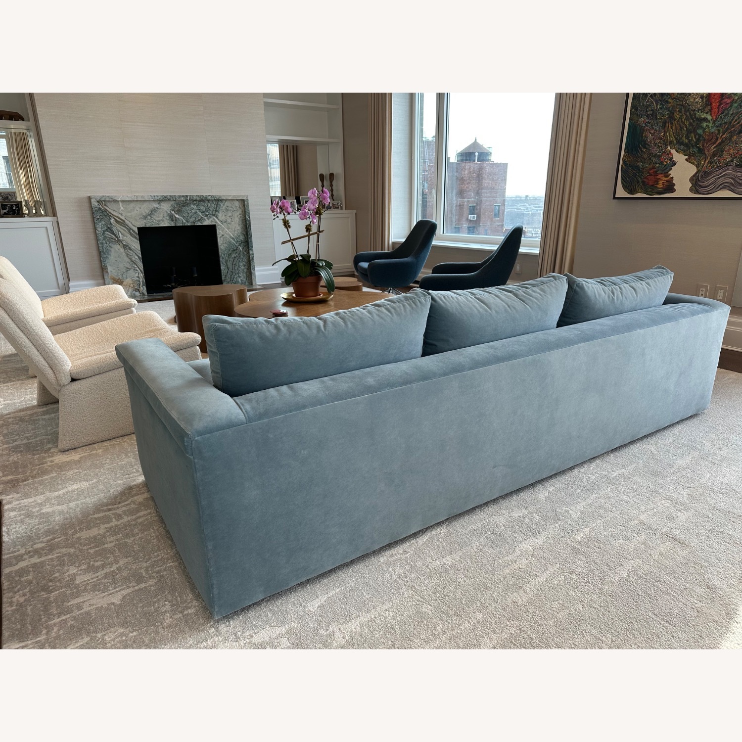CB2 Ceva Performance Velvet Sofa by Ceci Thompson - image-3