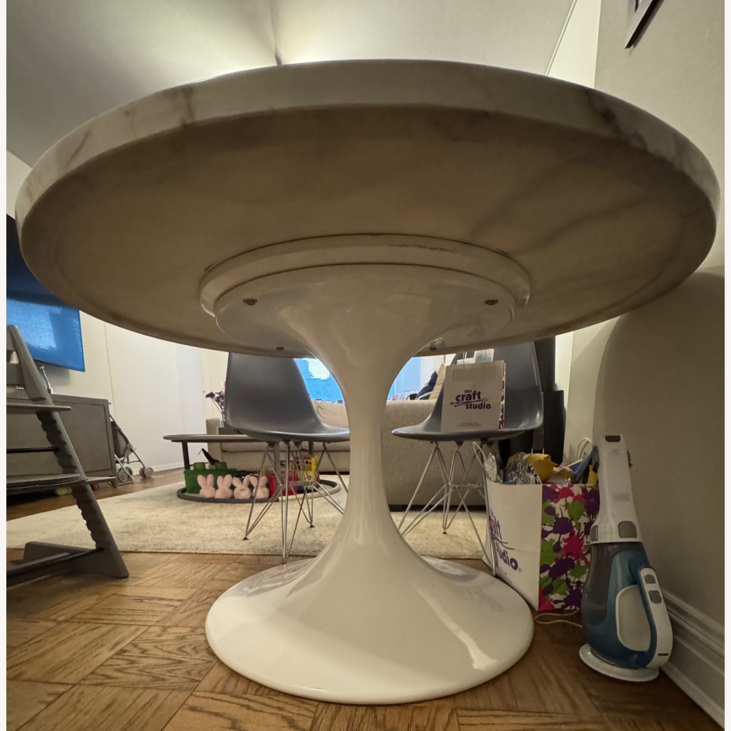 Modshop Round Marble Kitchen Table  - image-6