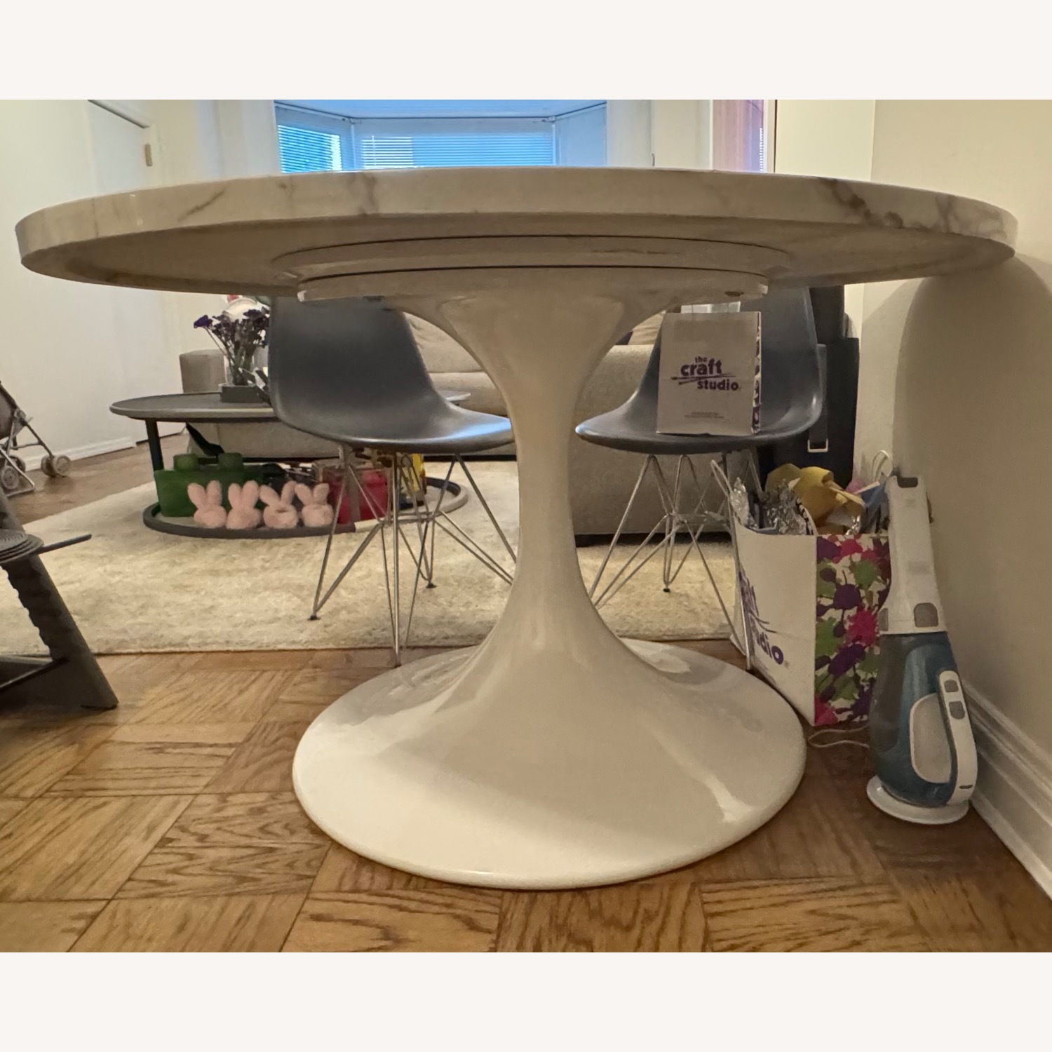 Modshop Round Marble Kitchen Table  - image-5