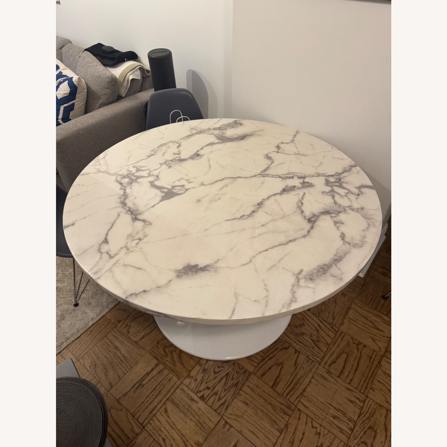 Modshop Round Marble Kitchen Table  - image-1