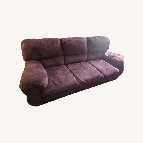 Used Wayfair Purple Fabric Couch for sale on AptDeco