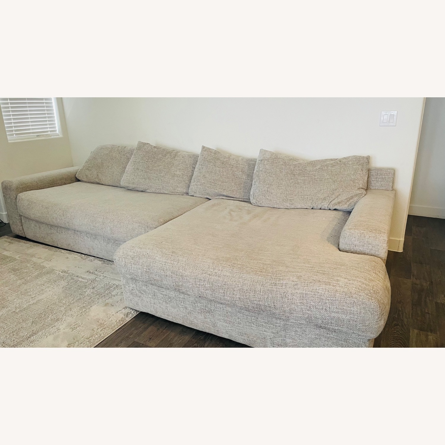 XL Chaise Lounge Sectional Couch - image-2