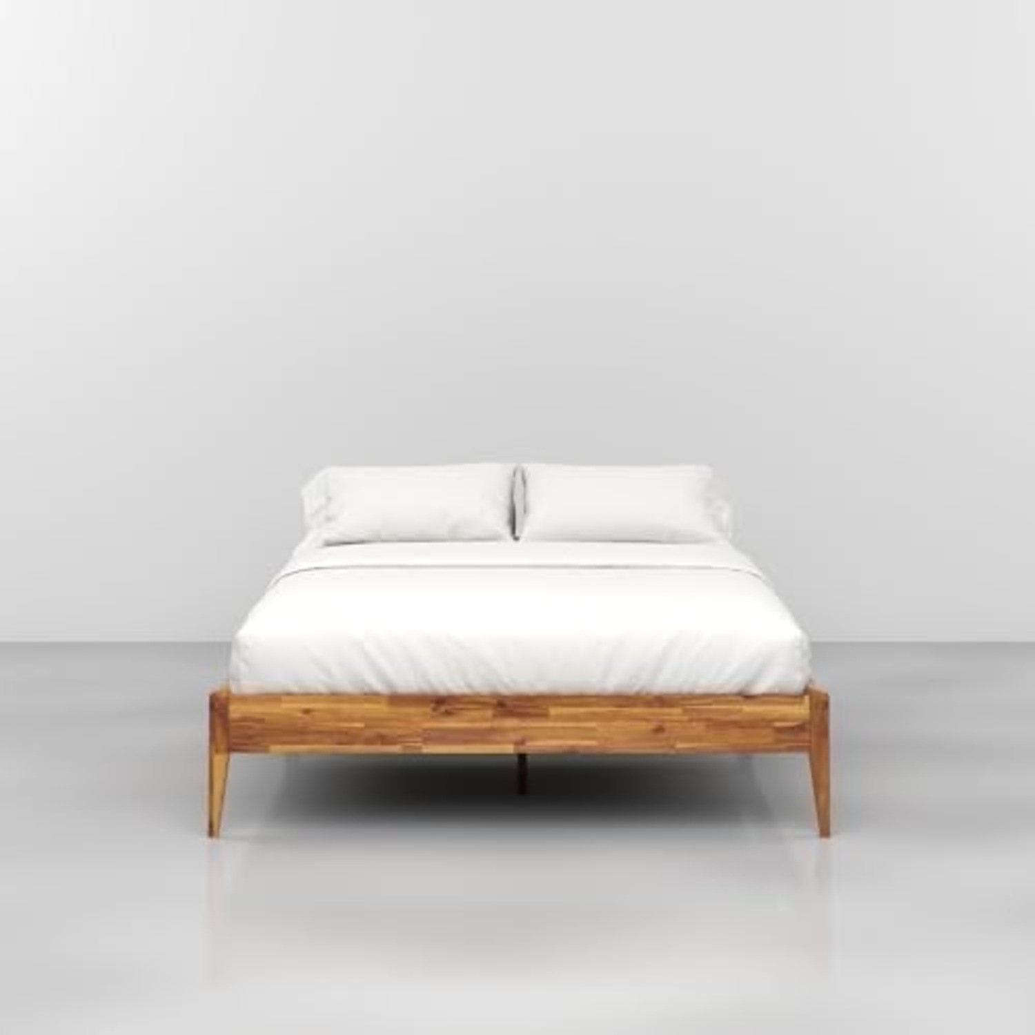 Dinkee Solid Wood Platform Bed without Headboard - image-2