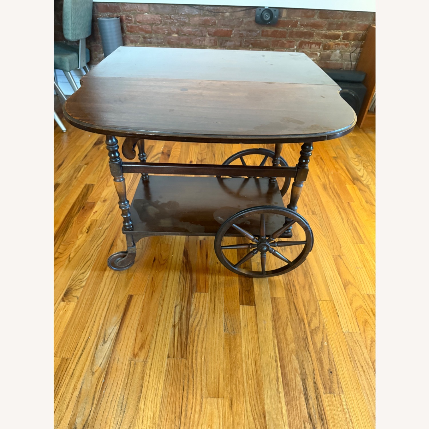 Multifunctional Tea Table and Drink Antique - image-3