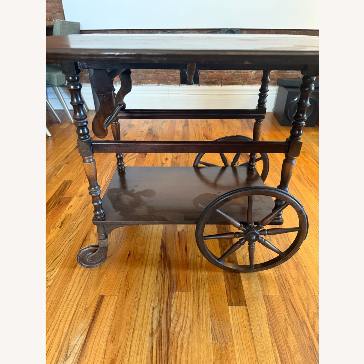 Multifunctional Tea Table and Drink Antique - image-5