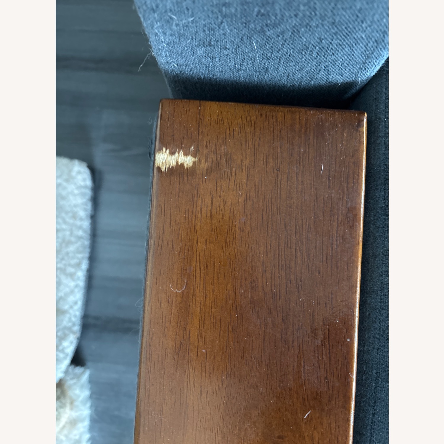 Navy Blue Mid-century Modern Modular L Shape Sofa - image-1