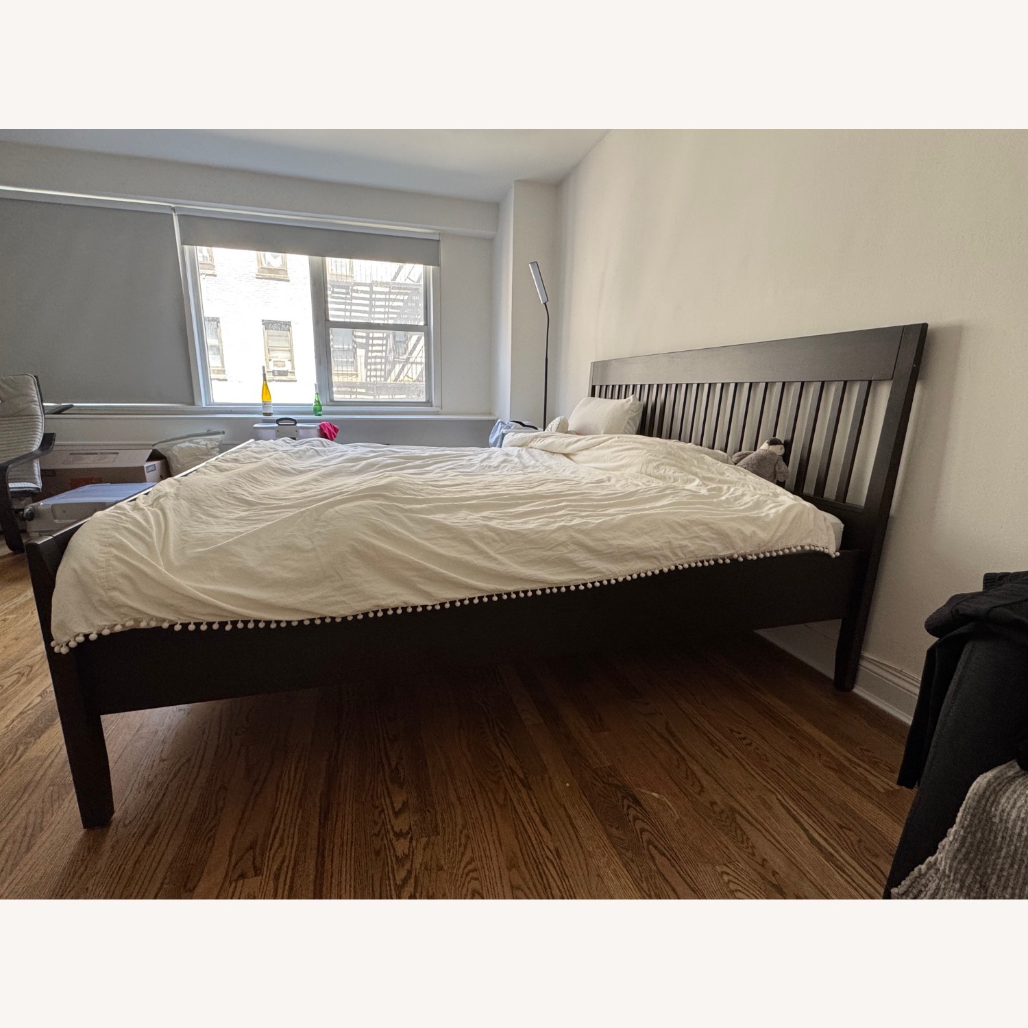 IKEA IDANÄS Bed Frame King Size Brown - image-3