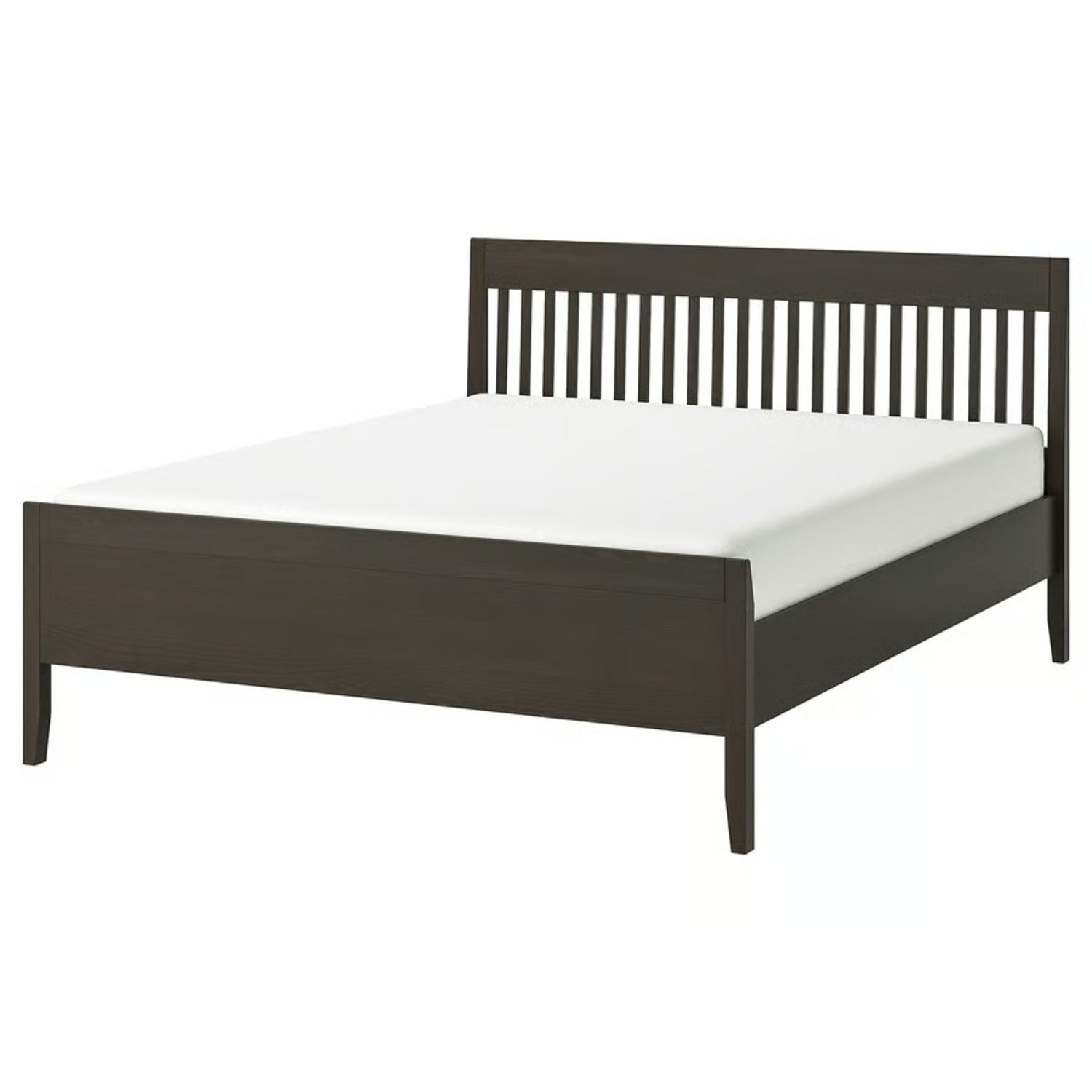 IKEA IDANÄS Bed Frame King Size Brown - image-4