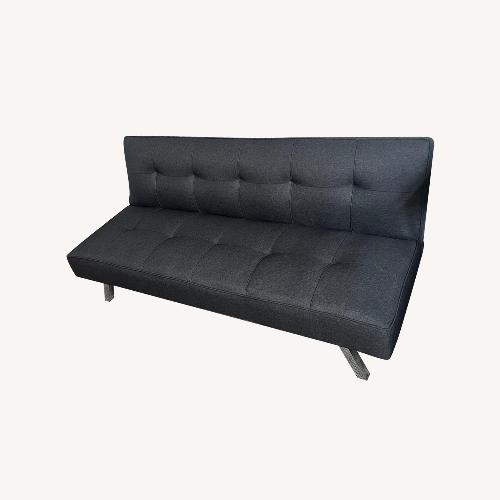 Used Sleeper Sofa Navy Grey for sale on AptDeco