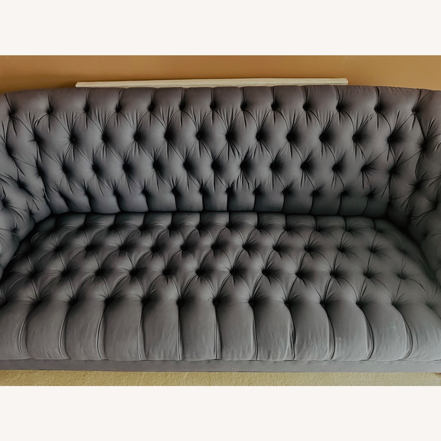  Neimans Old Hickory Tannery Ellsworth Tufted Sofa - image-3