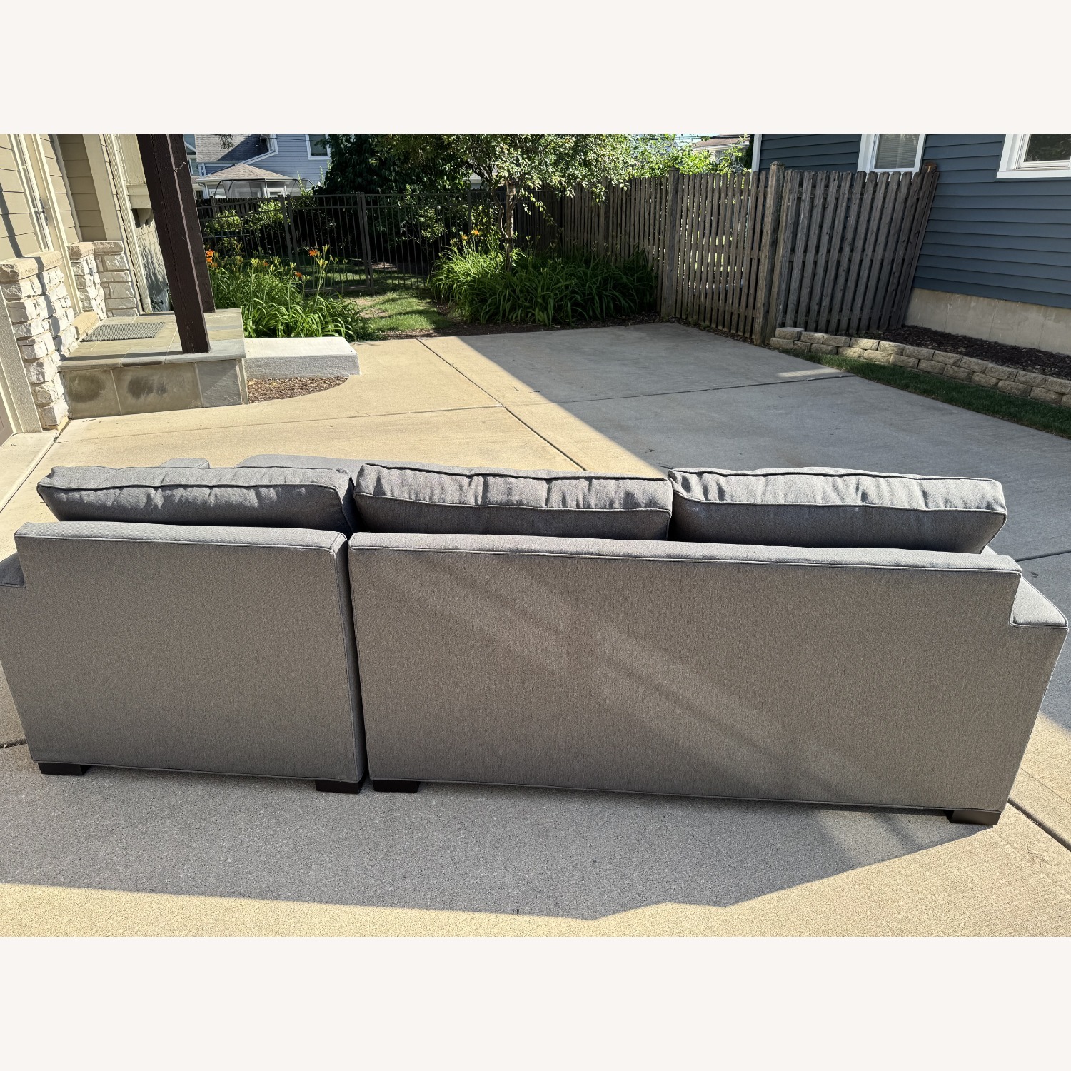 Morrison Right-Arm Chaise in Charcoal - image-5