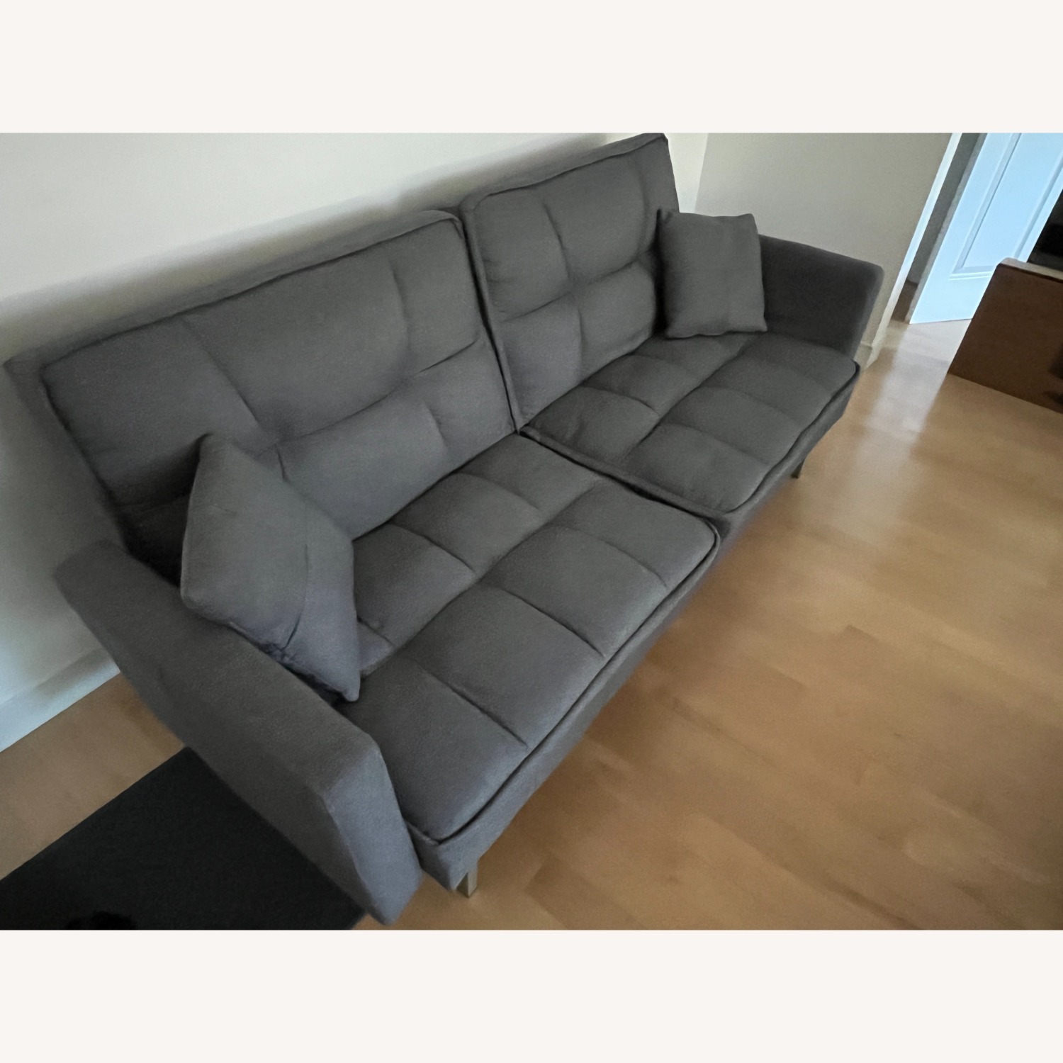 Convertible Living-Room, Split-Back Futon Sofa - image-2