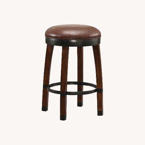 Used Coomes Swivel Upholstered Counter Stool (Set of 6) for sale on AptDeco