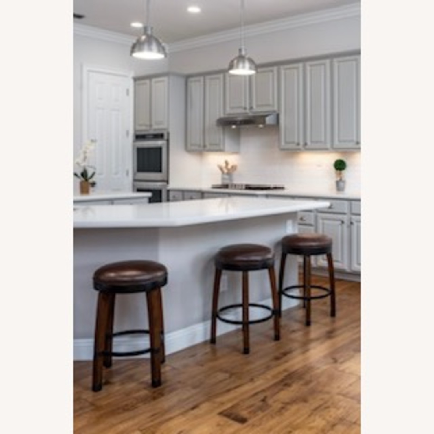 Coomes Swivel Upholstered Counter Stool (Set of 6) - image-4