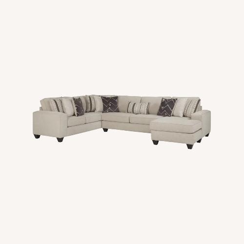 Used Aberlin Court 3 Pc Left Arm Chaise Sectional for sale on AptDeco