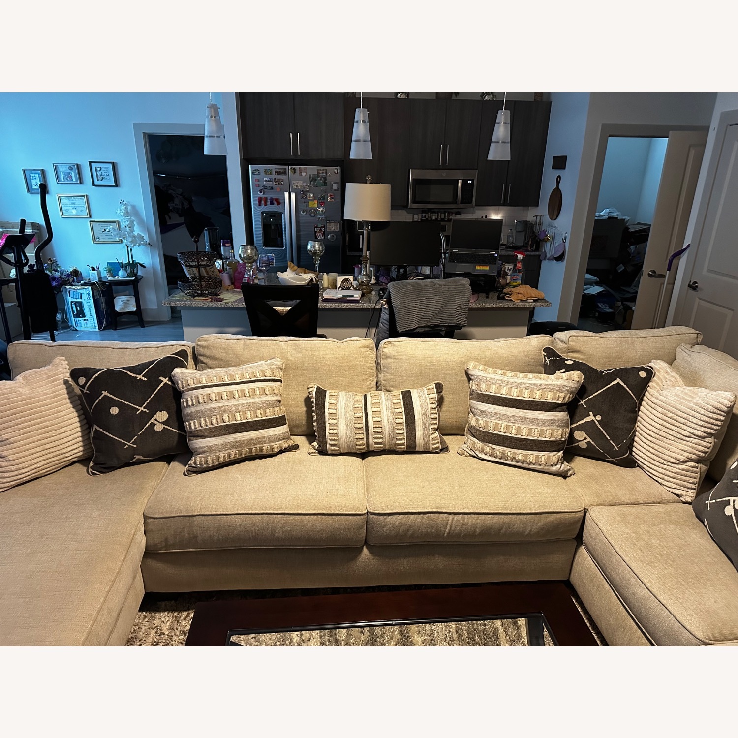 Aberlin Court 3 Pc Left Arm Chaise Sectional - image-12