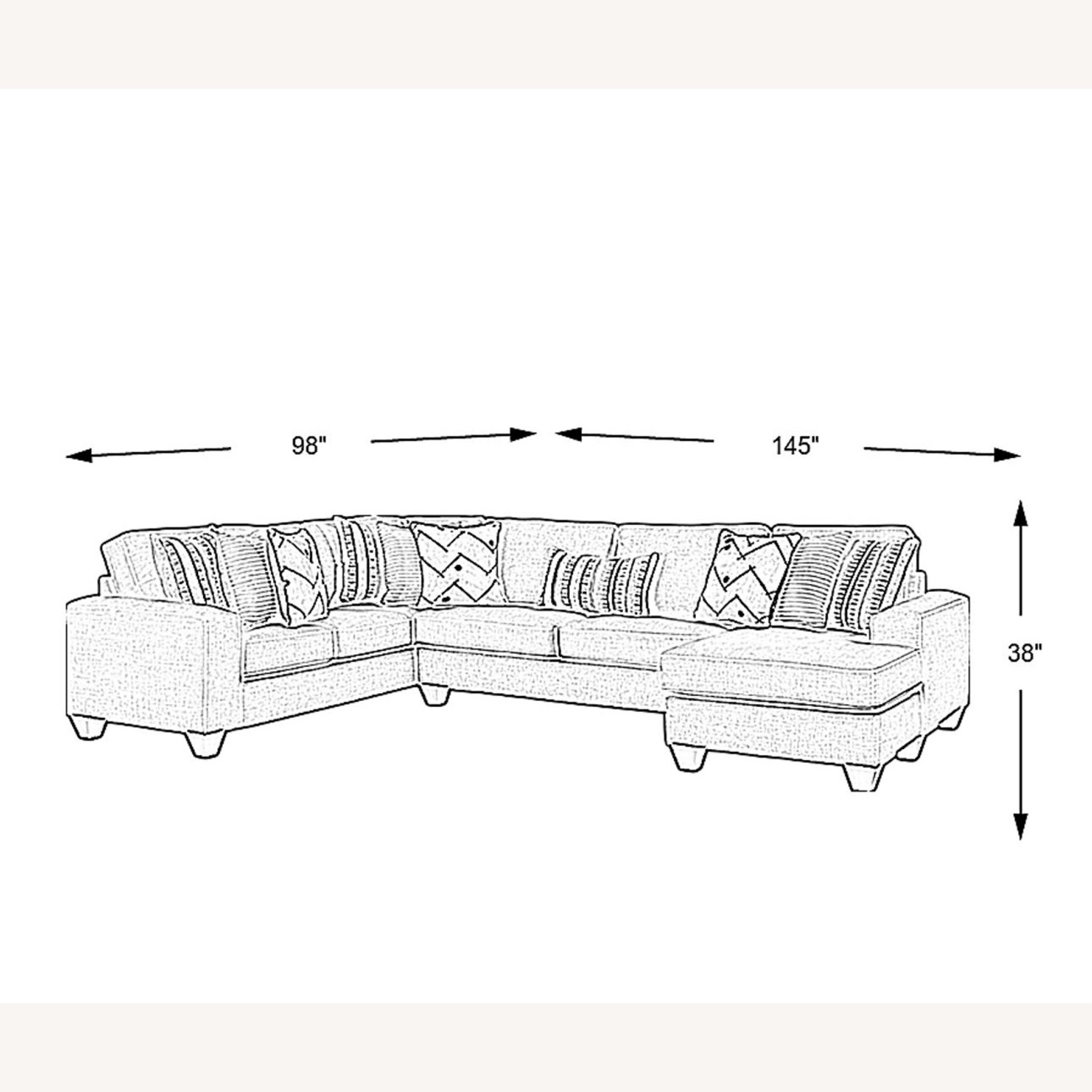 Aberlin Court 3 Pc Left Arm Chaise Sectional - image-6