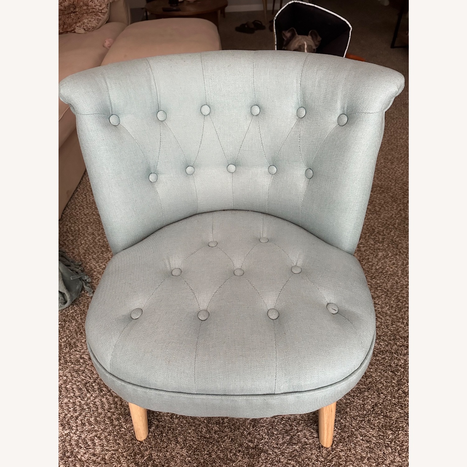 Wayfair Light Blue Accent Chair - image-4