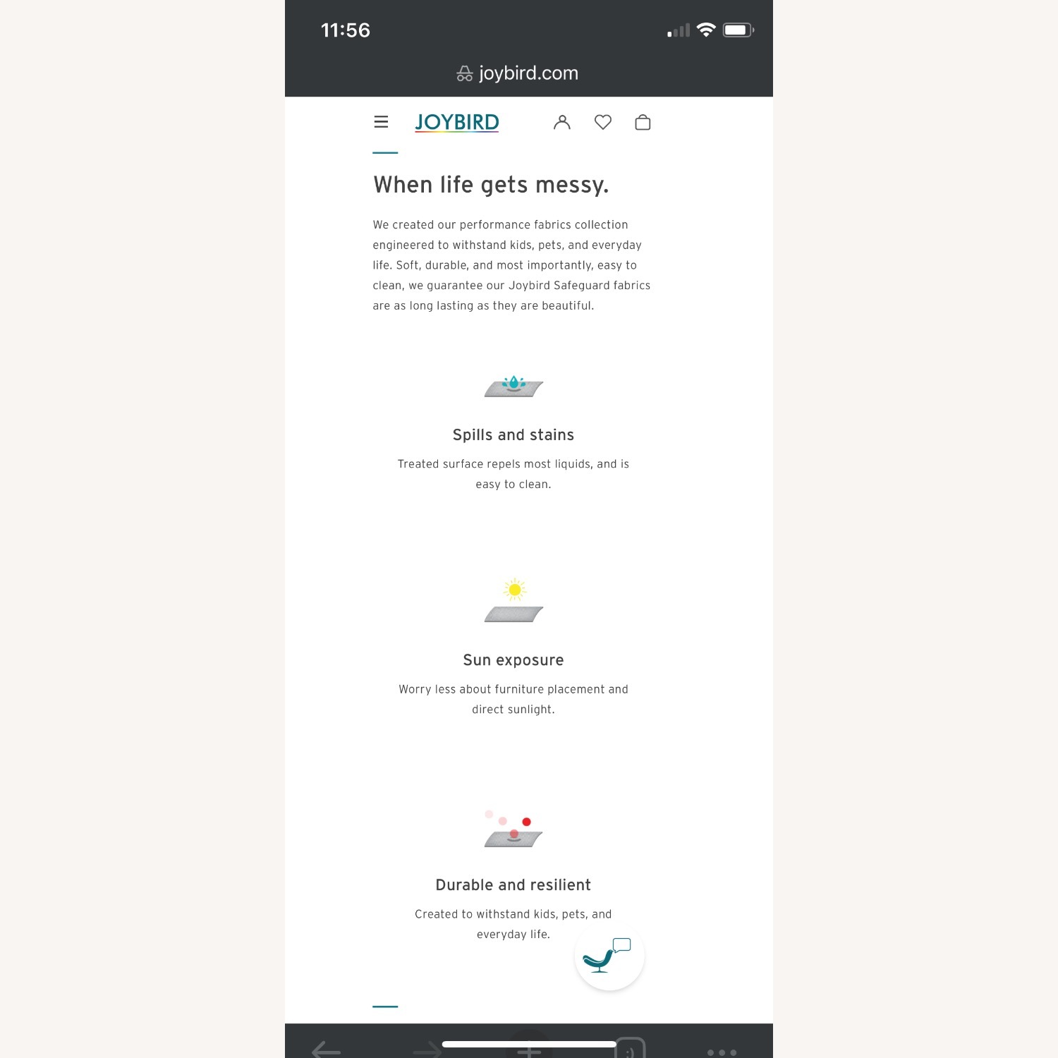 Joybird Red Velvet Carin Sectional  - image-7