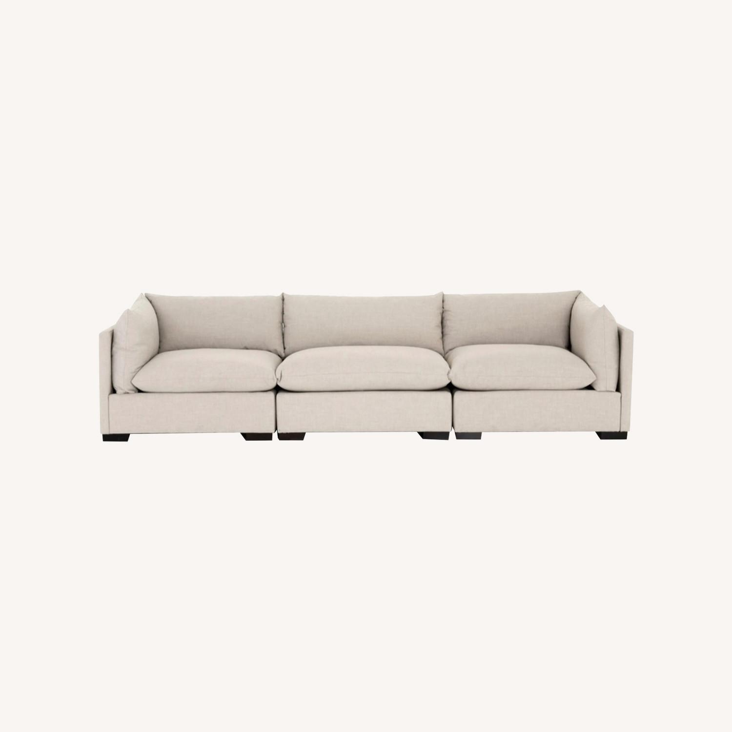 Four Hands Westwood 3  Sectional & Ottoman - image-0