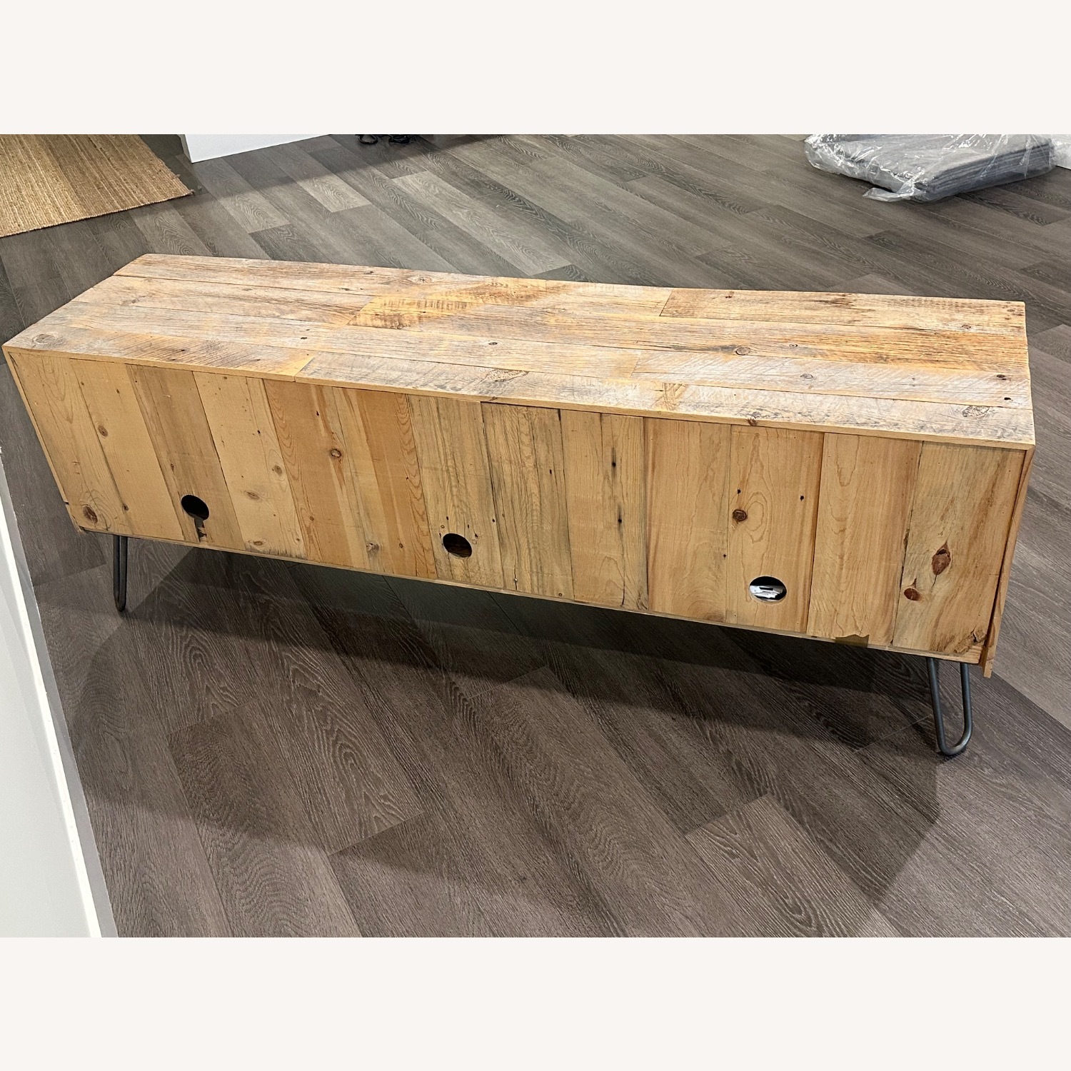 Custom Reclaimed Wood TV/Media Stand - image-3