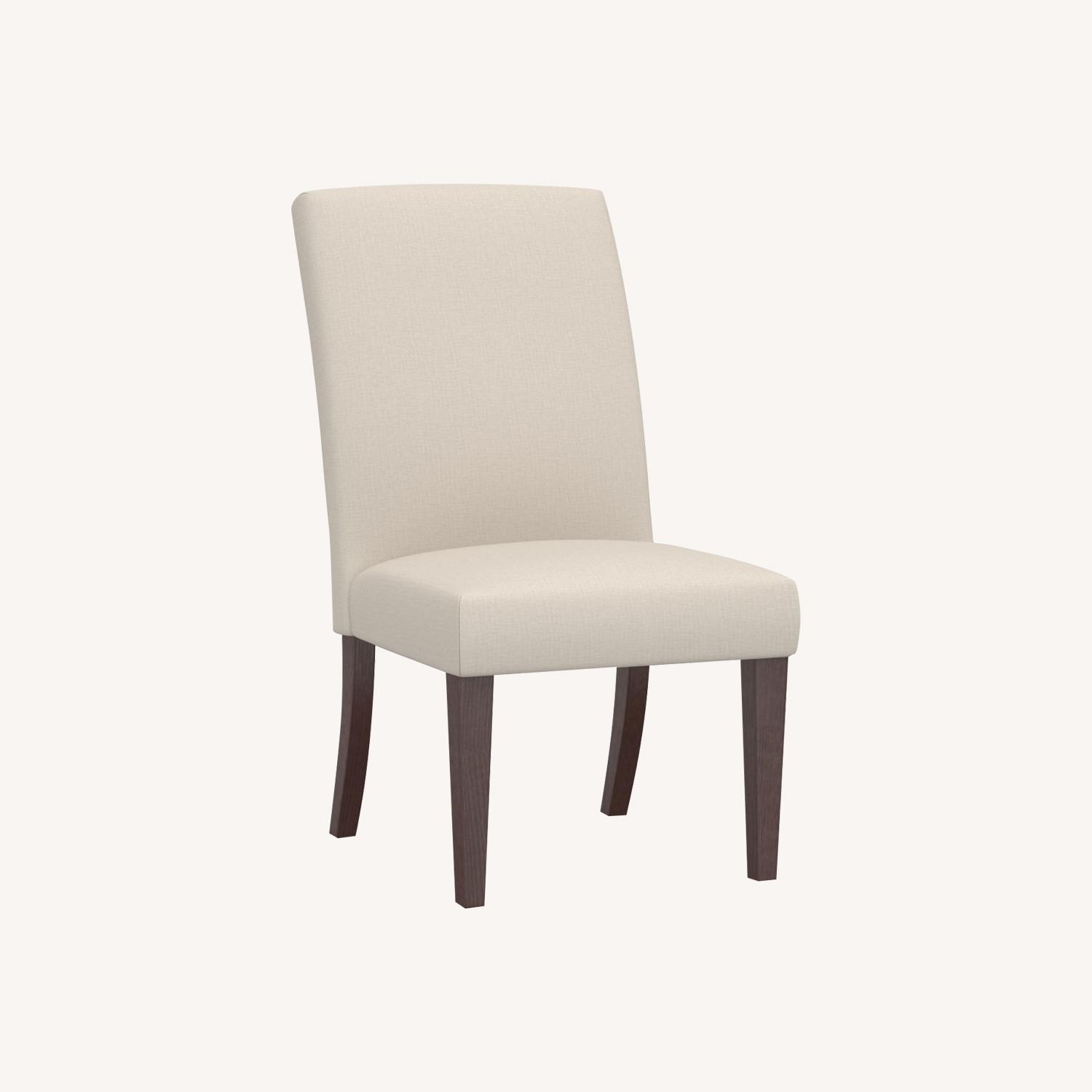 4 PB Comfort Square Slipcovered Dining Chairs - image-0