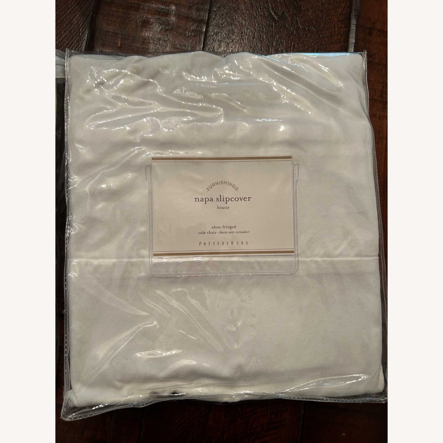 4 PB Comfort Square Slipcovered Dining Chairs - image-5