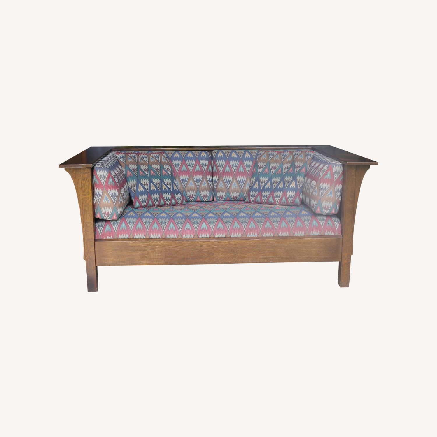 Stickley Prairie Settle Loveseat - image-0