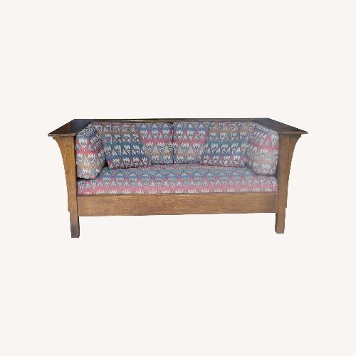 Used Stickley Prairie Settle Loveseat for sale on AptDeco
