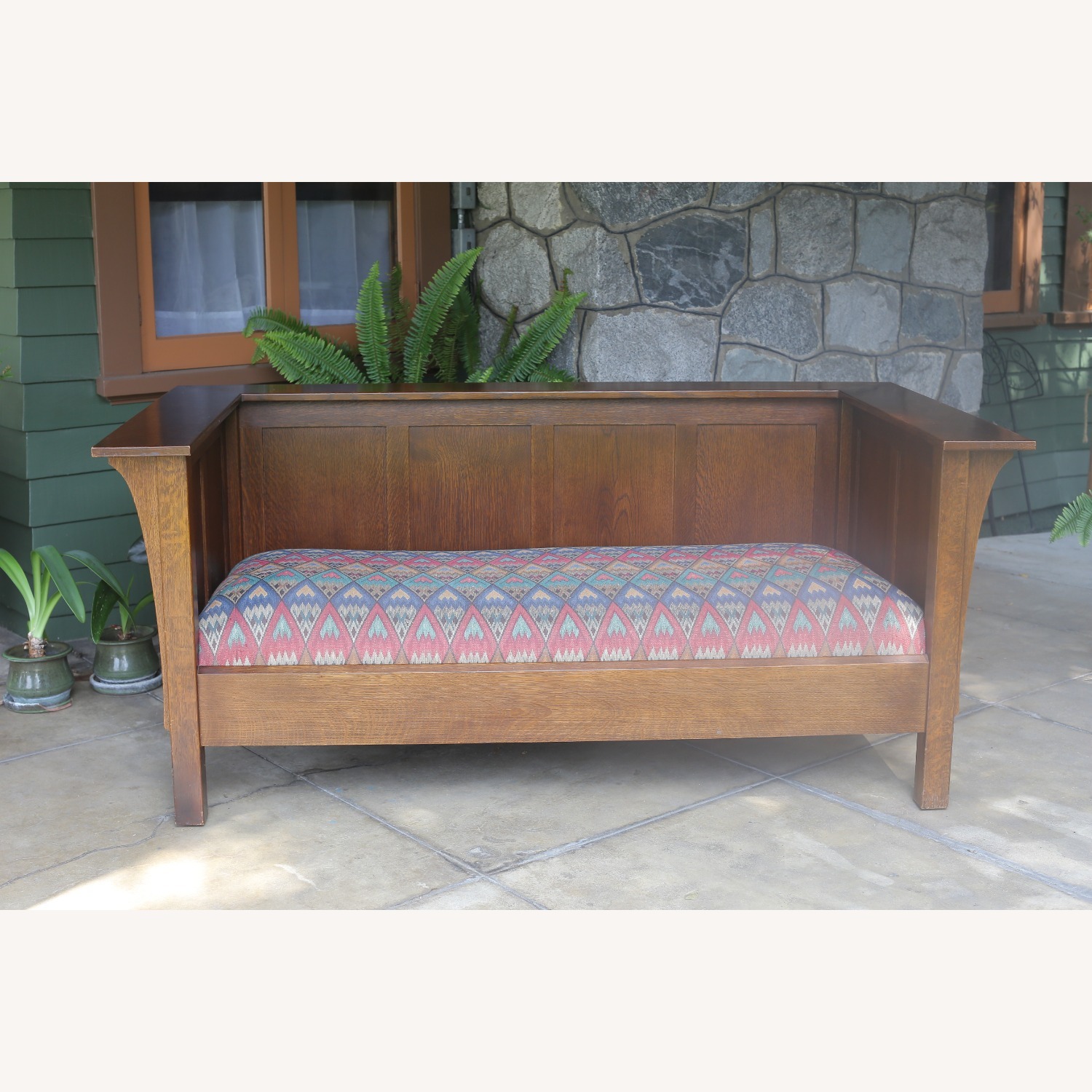 Stickley Prairie Settle Loveseat - image-5