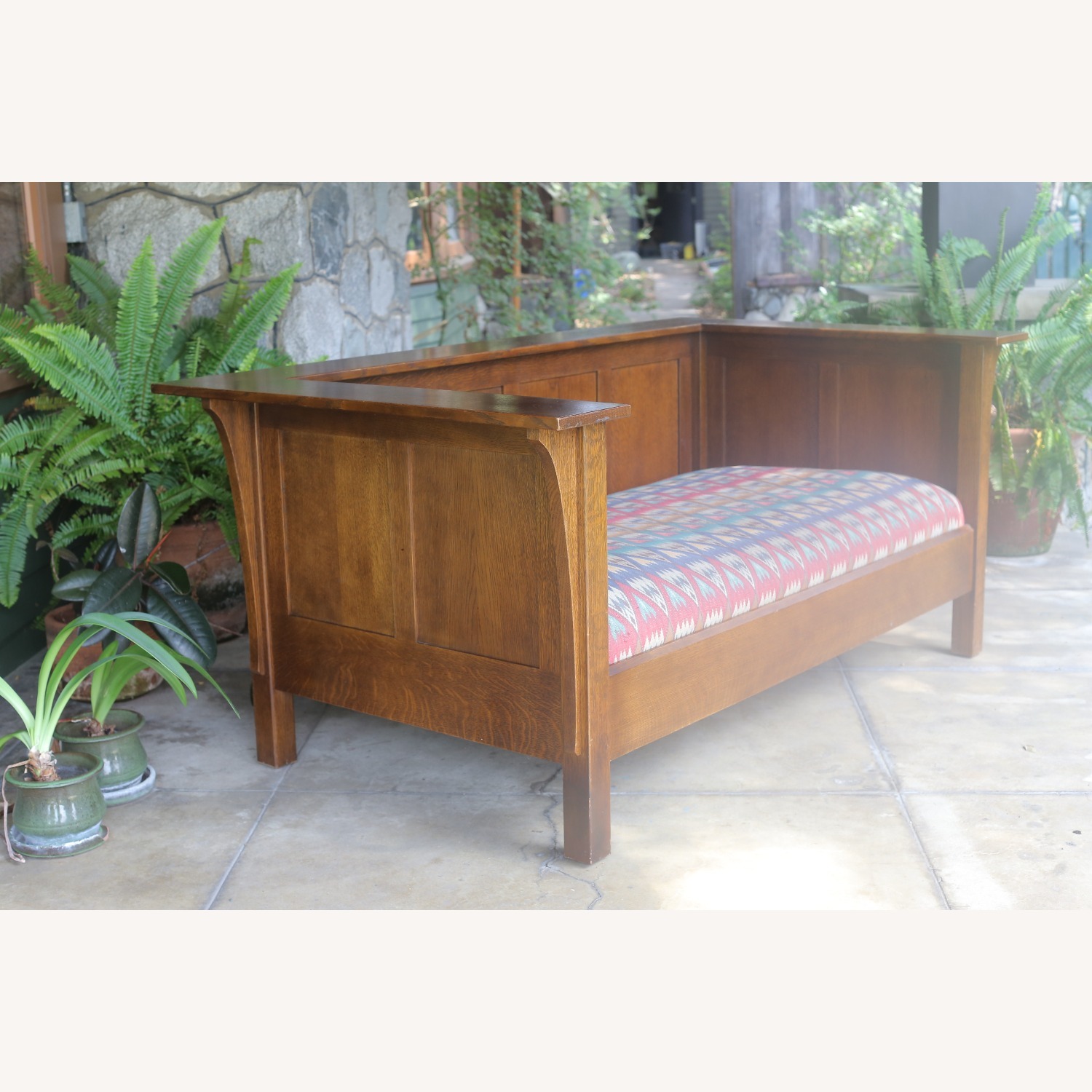 Stickley Prairie Settle Loveseat - image-2