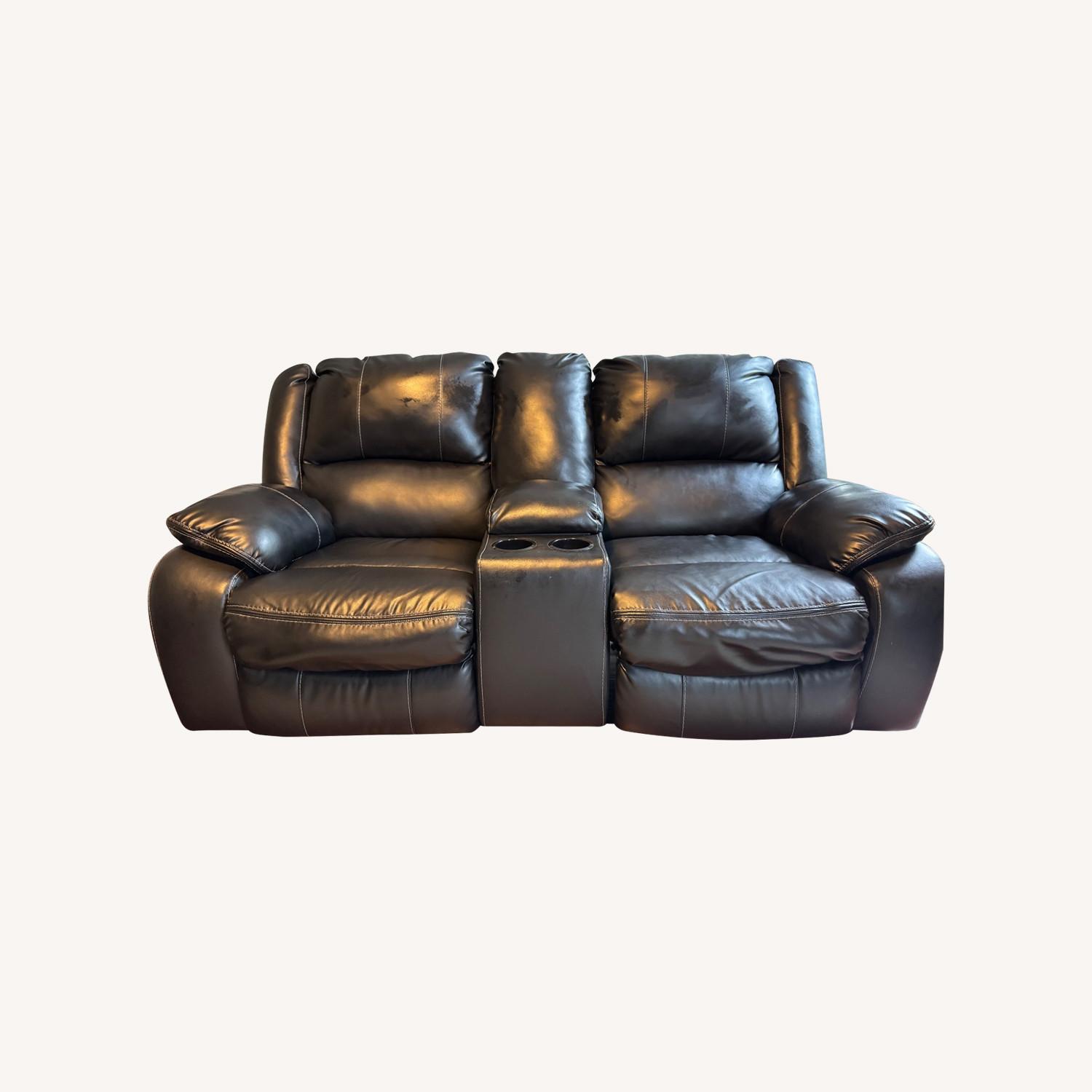 Ashley Calderwell Power Recliner Loveseat - image-0