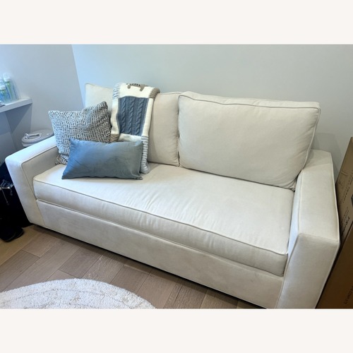 Used Small Space Sleeper Sofa w Memory Foam Mattress  for sale on AptDeco