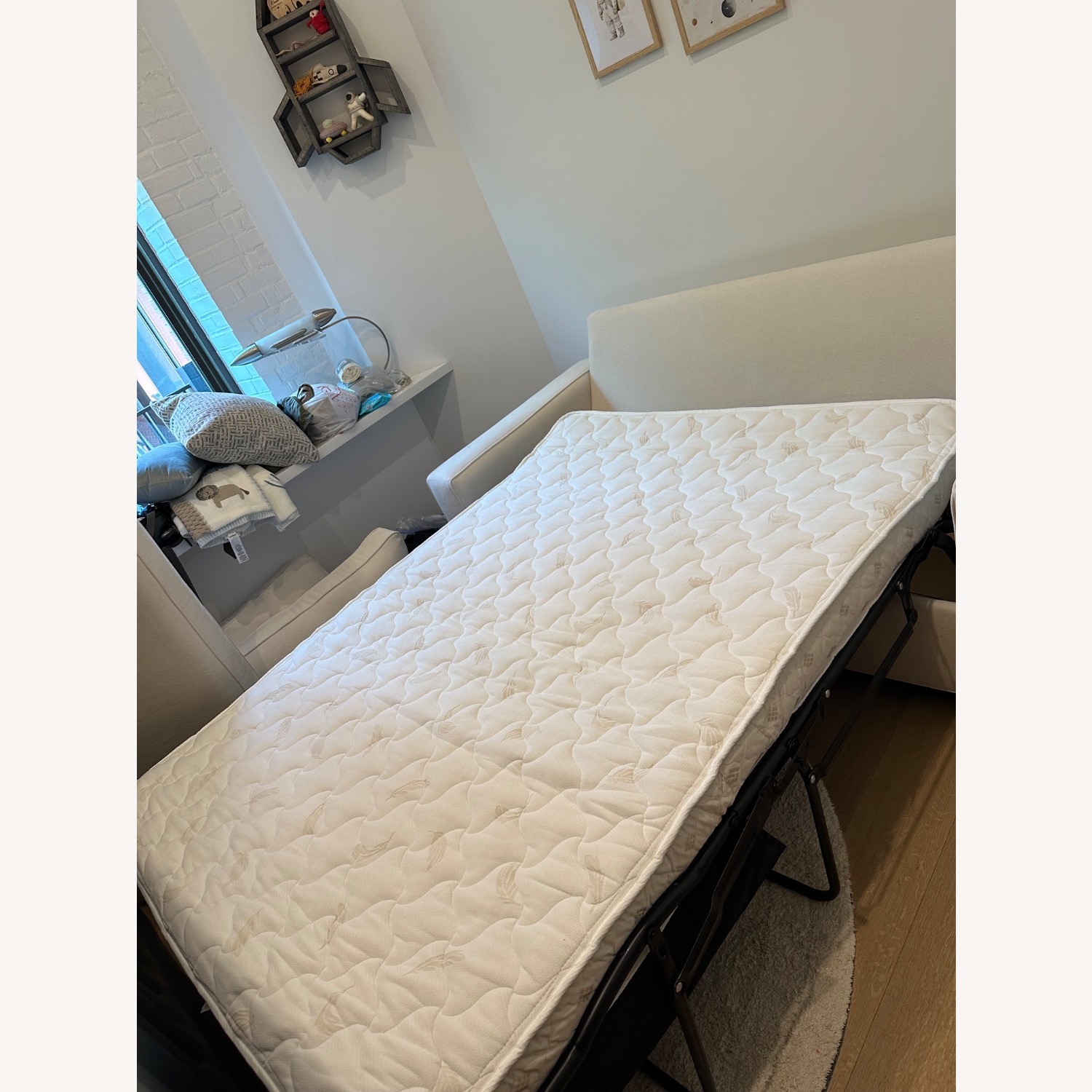 Small Space Sleeper Sofa w Memory Foam Mattress  - image-9