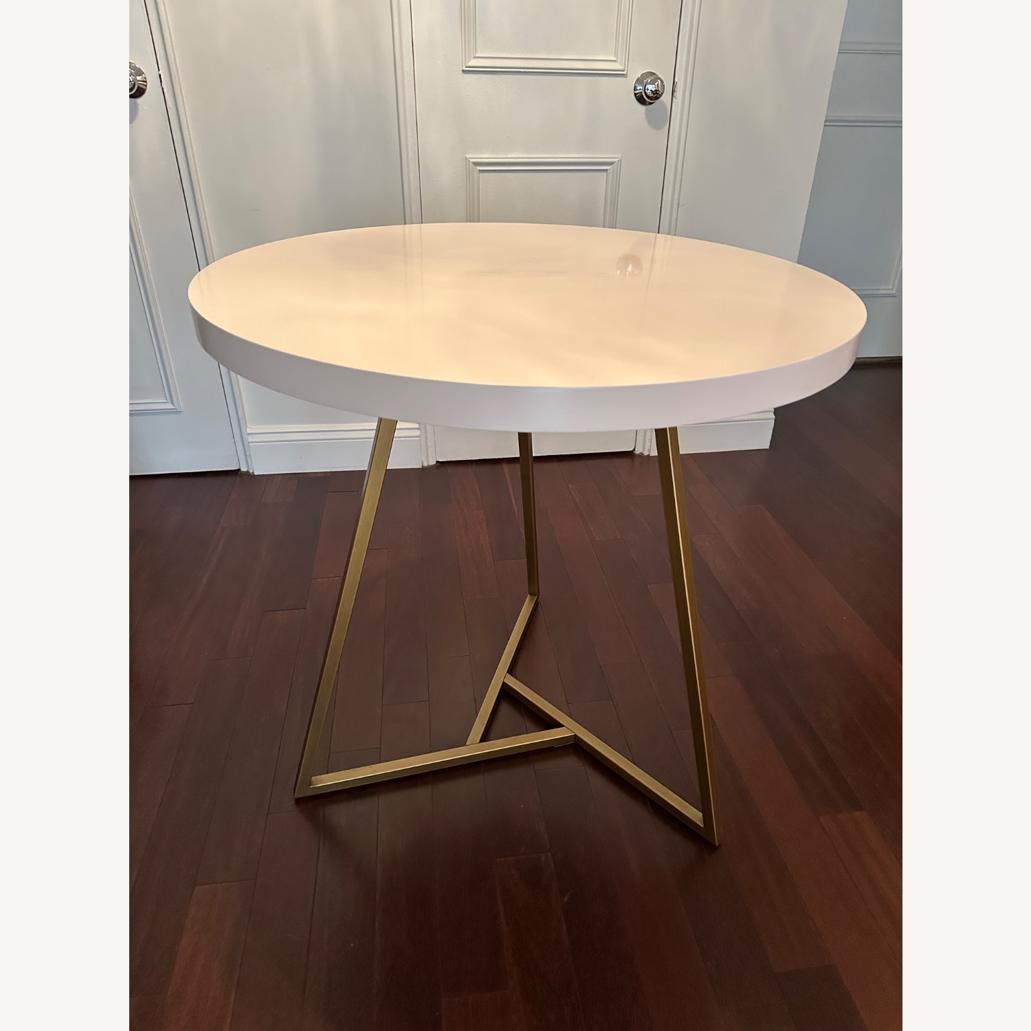West Elm Lacquer Top Cafe Table - image-1