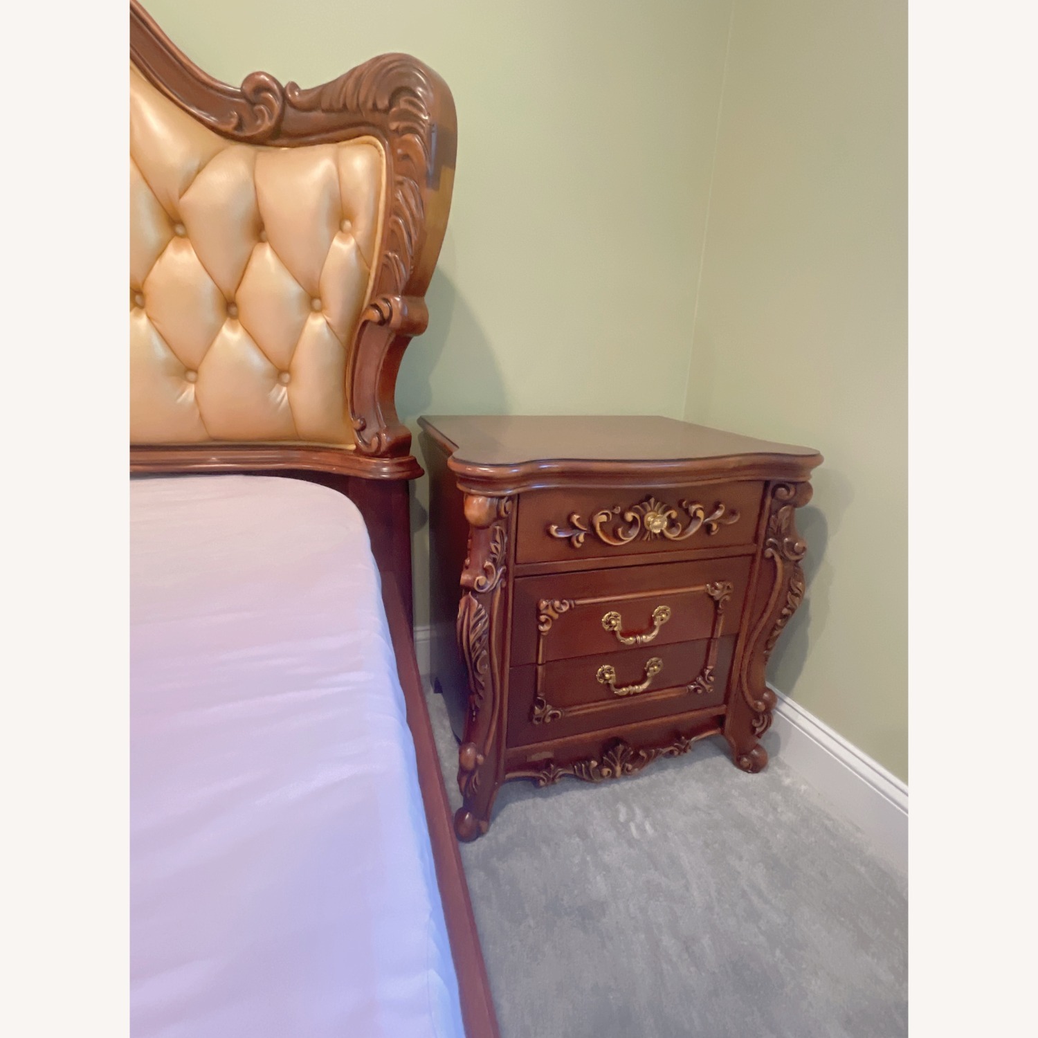 Solid Wood Bed - image-3