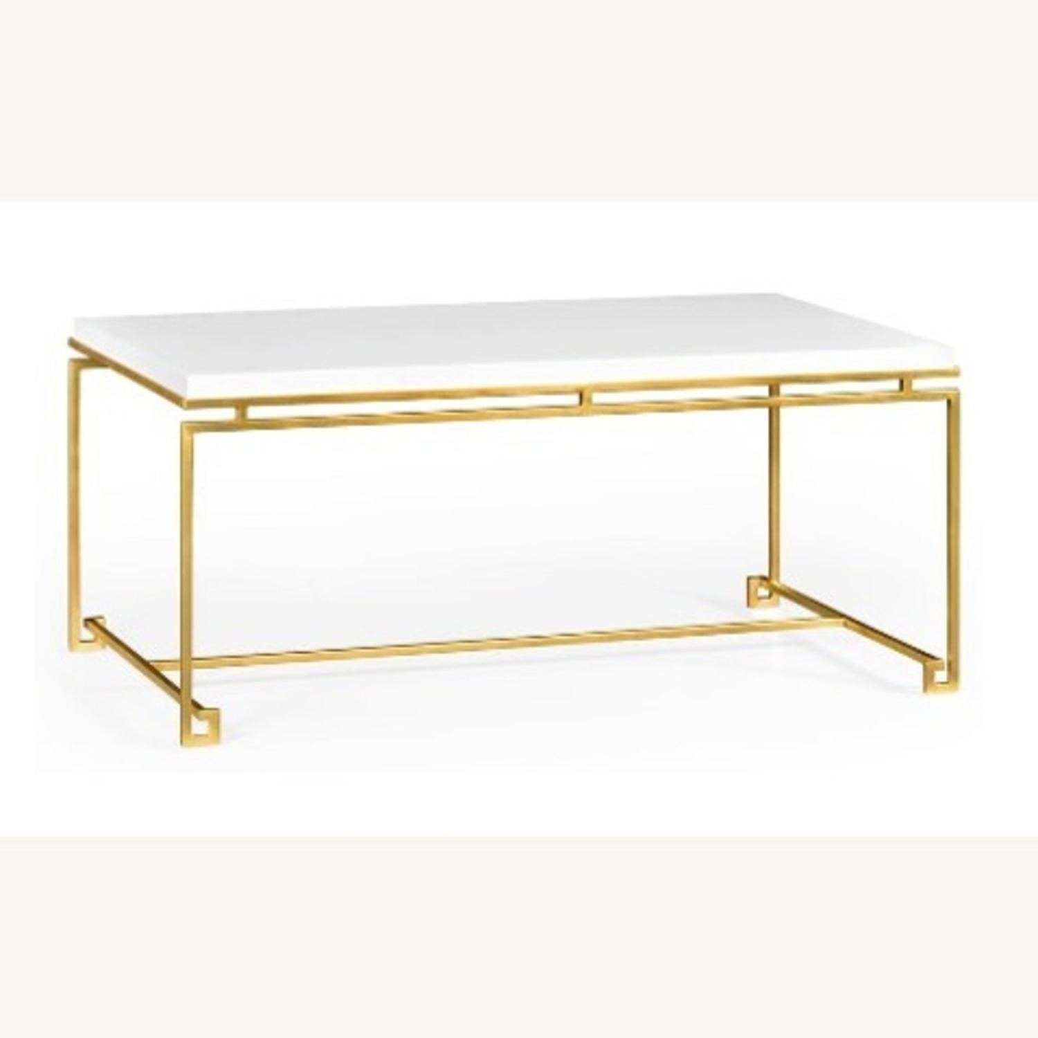 Jonathan Charles Gilded Iron Coffee Table - image-3