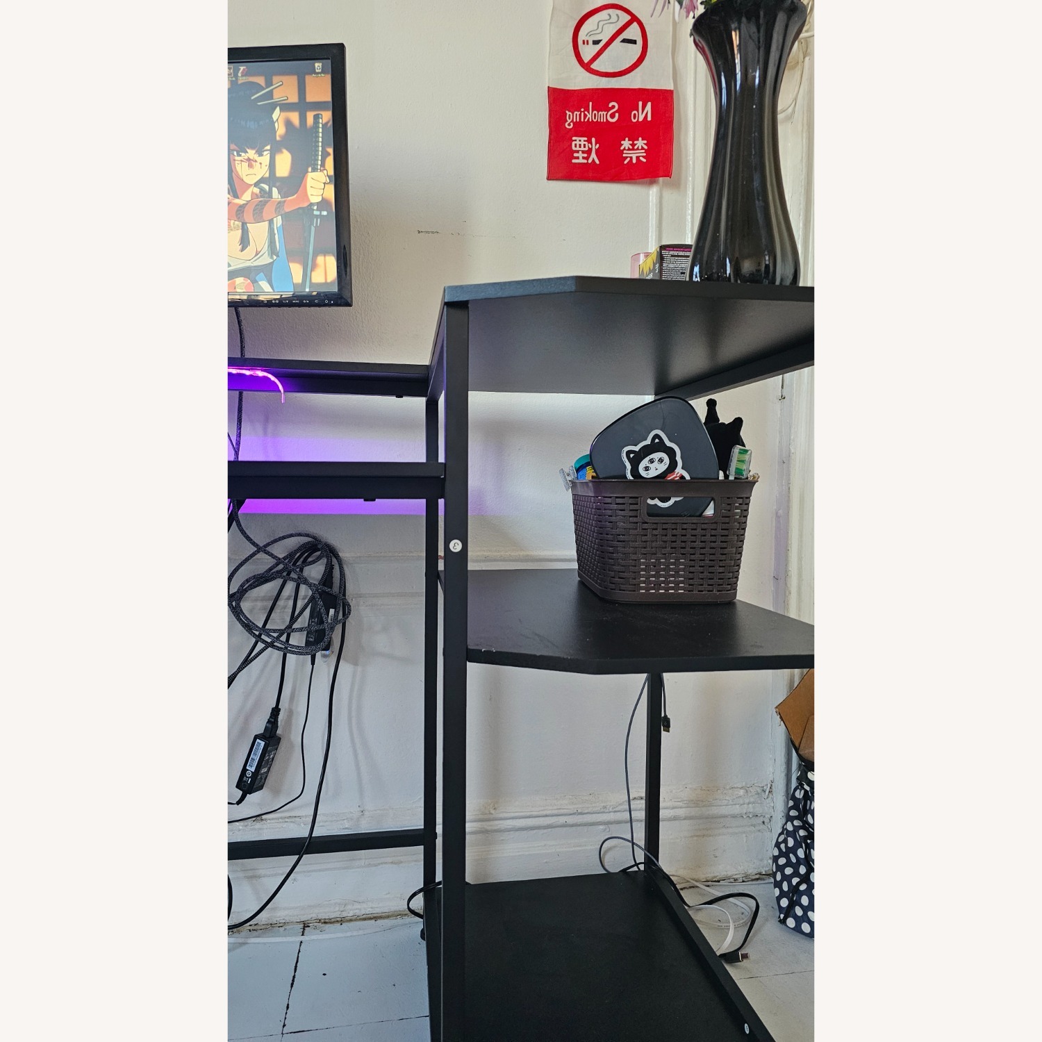 Long Table Desk, Gaming Desk - image-3