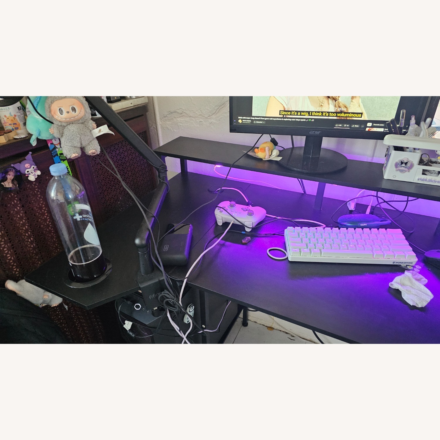 Long Table Desk, Gaming Desk - image-4