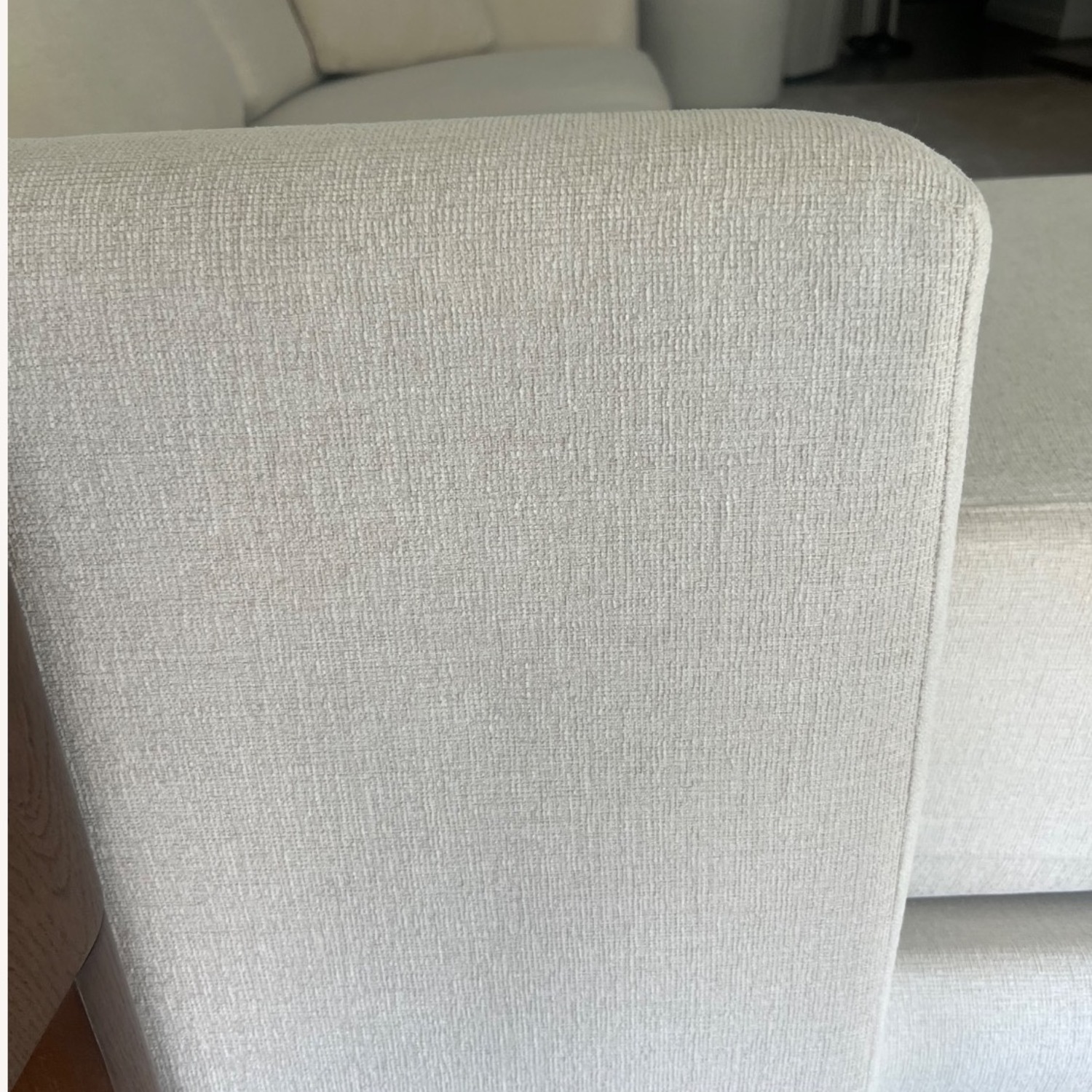 Crate & Barrel Manhattan Gather 2 Sectional Chaise Sofa - image-5