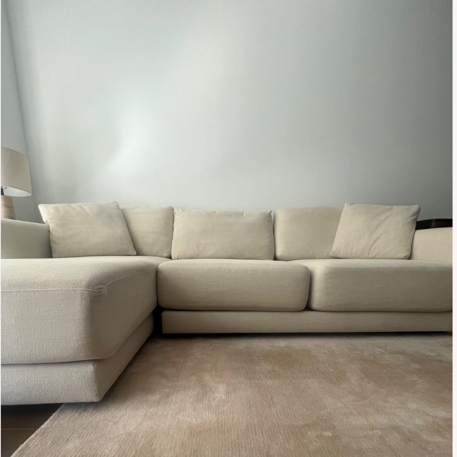 Crate & Barrel Manhattan Gather 2 Sectional Chaise Sofa - image-6