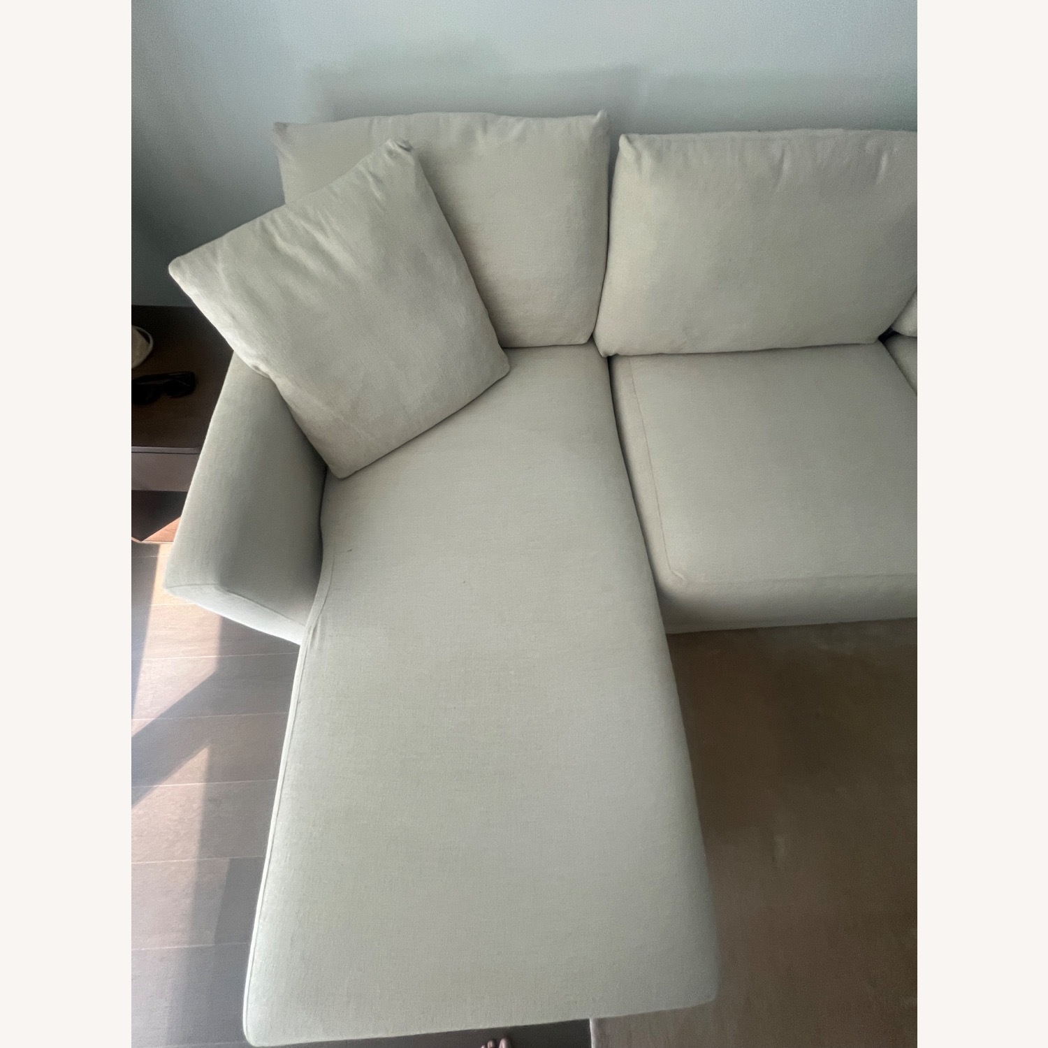 Crate & Barrel Manhattan Gather 2 Sectional Chaise Sofa - image-3