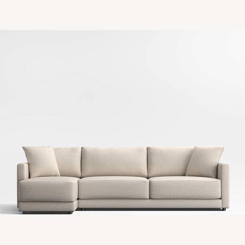 Used Crate & Barrel Manhattan Gather 2 Sectional Chaise Sofa for sale on AptDeco