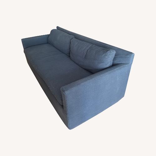 Used Custom Navy Blue Couch for sale on AptDeco