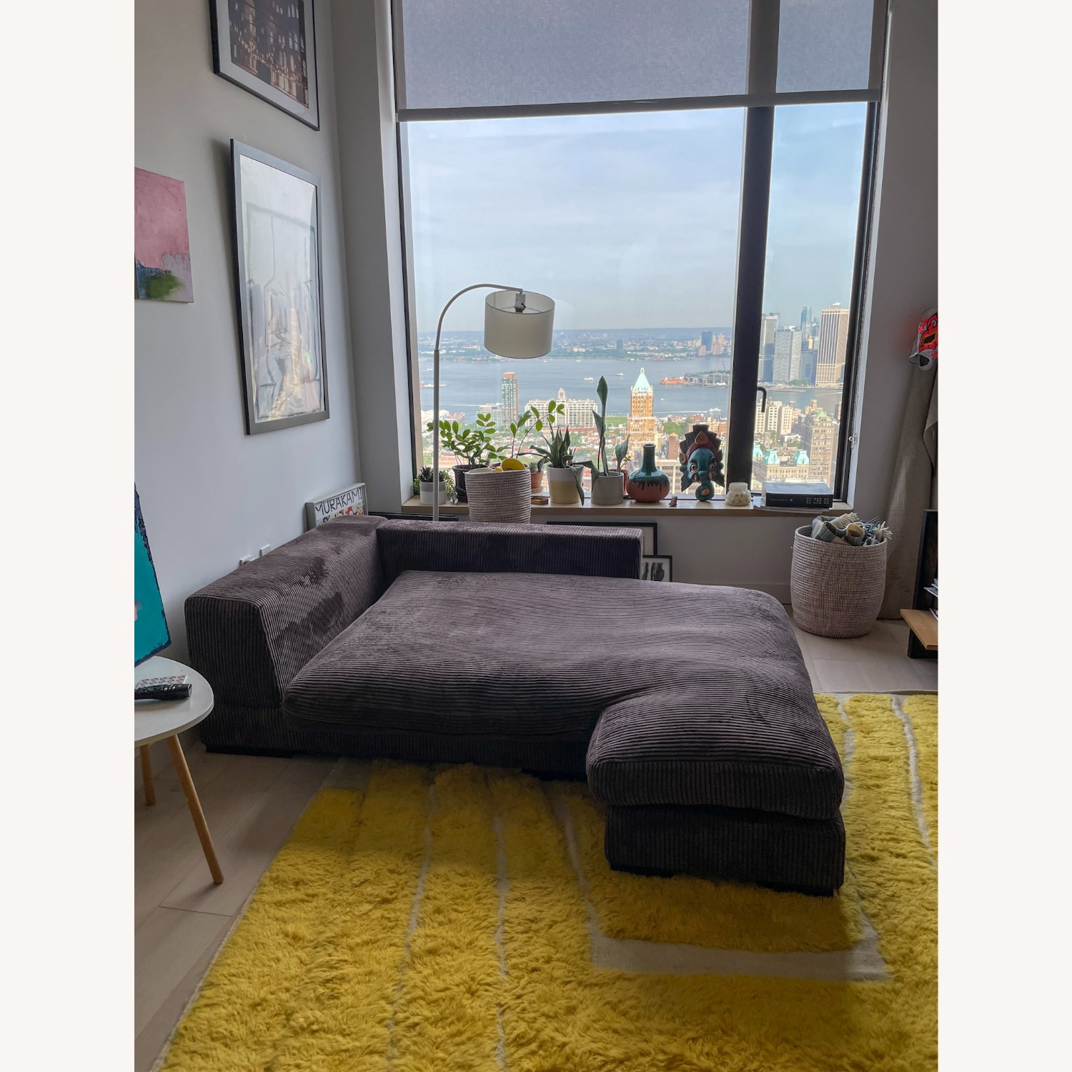 Dyphor Mocha Corduroy Sofa - image-5